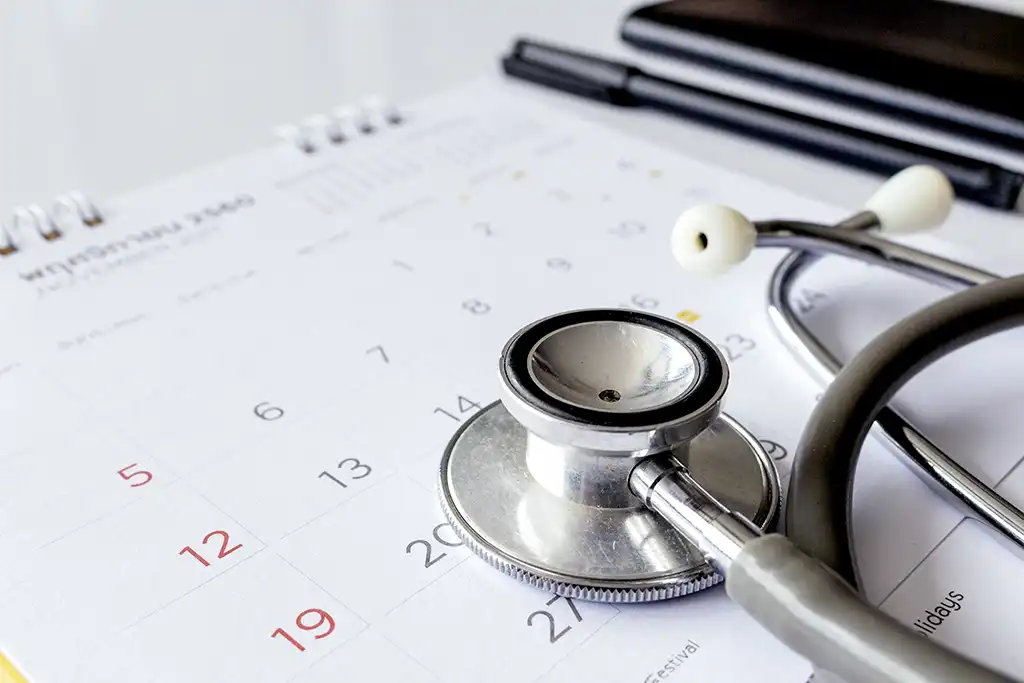 schedule an appointment concept